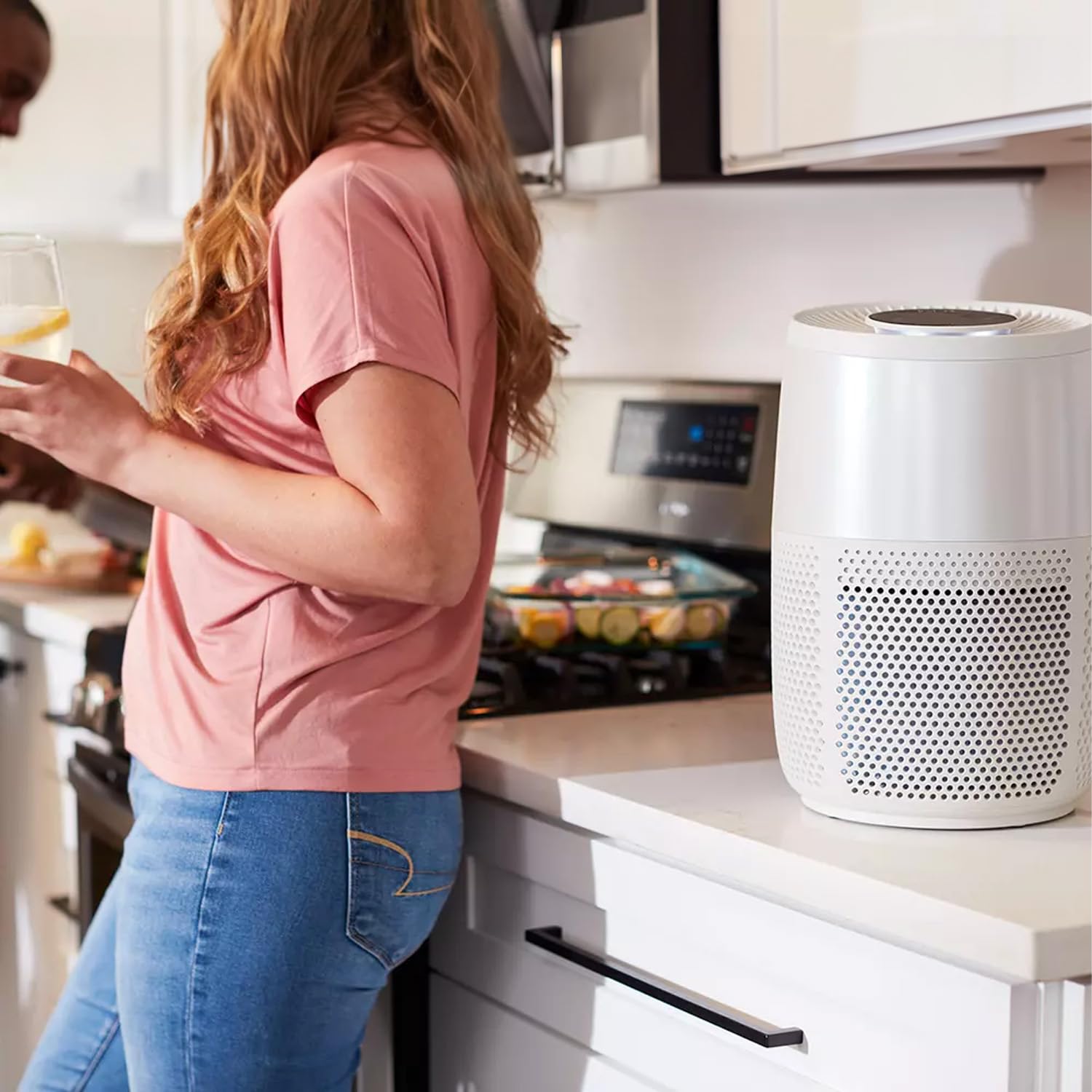 Avilia Purificatore Ionizzatore d'aria - Respira Aria Fresca e Salutare - Elimina 99,9% Batteri, Ottimo per Allergie e Inquinamento (Bianco)