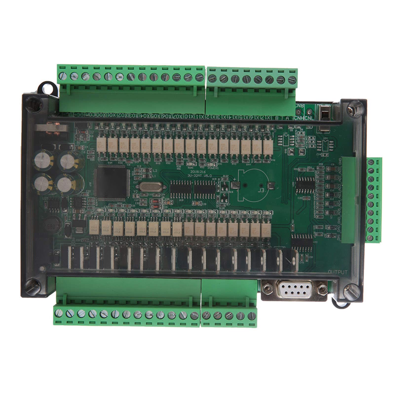 Fx3u-32mt Scheda di Controllo Industriale Plc, 16 Ingressi 16 Uscite 24v 1a, Conteggio Ad Alta Velocità, Controller Programmabile Per Controllo Automazione