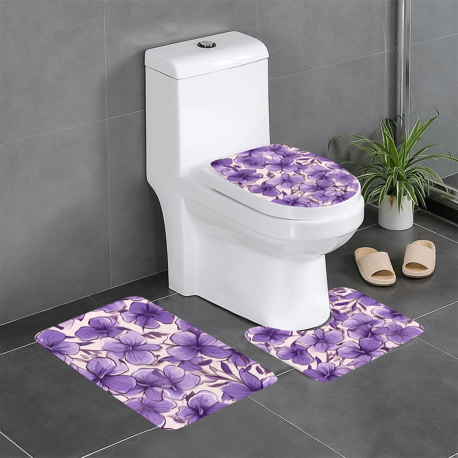 Tapis de salle de bain antidérapants : finis les sols glissants devant vos WC