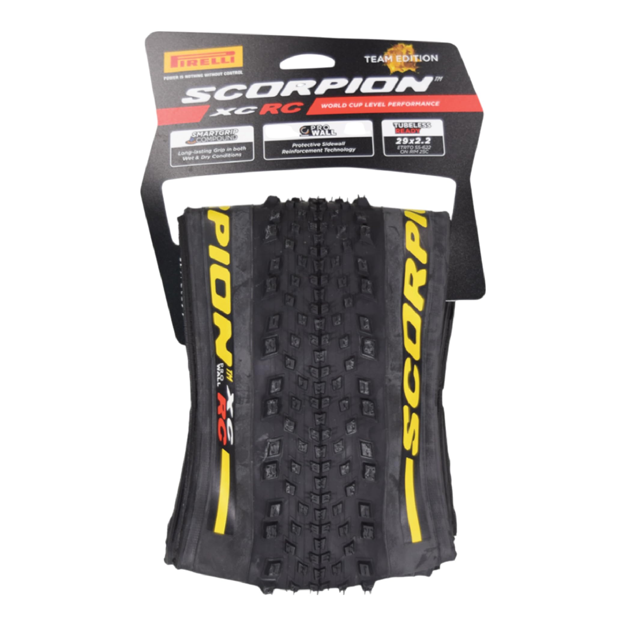 ピレリ　SCORPION XC RC チューブレスタイヤ　29×2.2 2本 Pirelli Scorpion XC RC Tubeless Mountain Tire (Black) (29