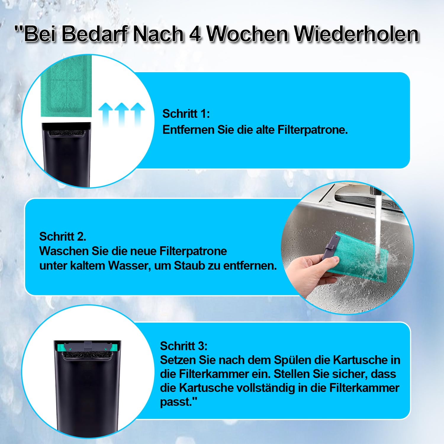 10 Stück Ersatz Filterpads mit Tetra AlgoStop Depot Anti-Algenwirkstoff Kompatibel für Tetra EasyCrystal Filter 250 und die EasyCrystal FilterBox 300 Geeignet für Repto-DecoFilter