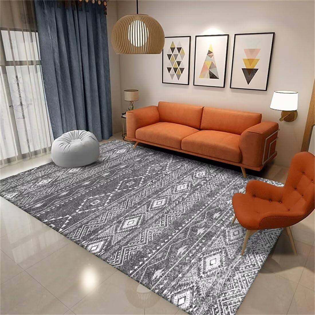 Tapis de sol cuisine personnalisable gris pour sols froids