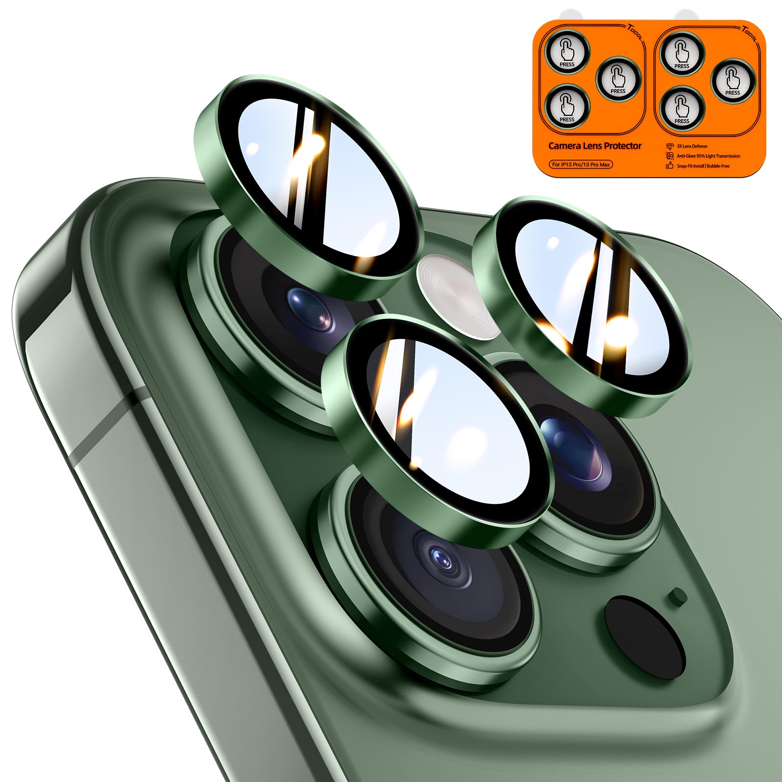 TOCOL Kameraschutz für iPhone Serie