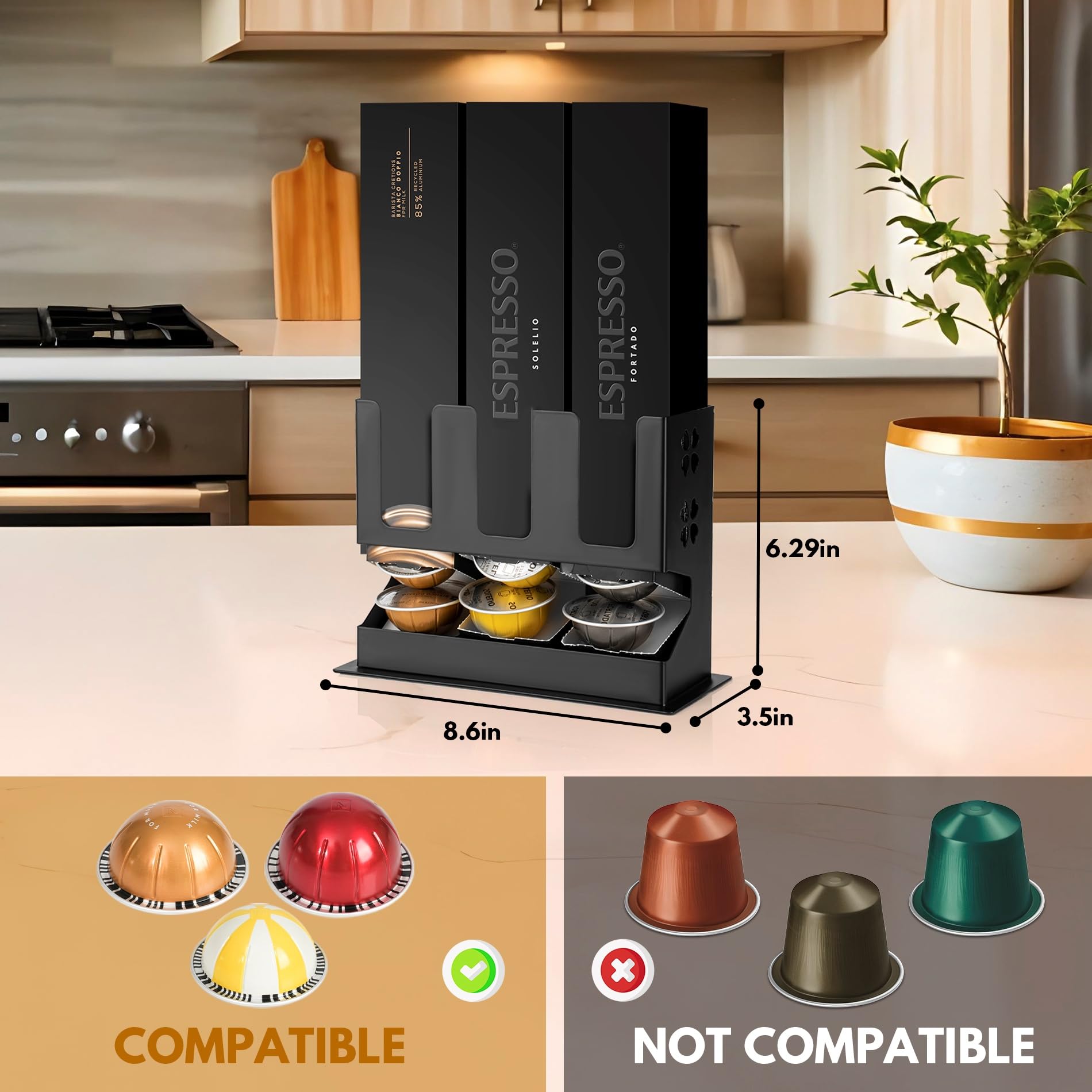 Coffee Pod Storage RazecaMY] Coffee Capsule Drawer Counter Capsule ...