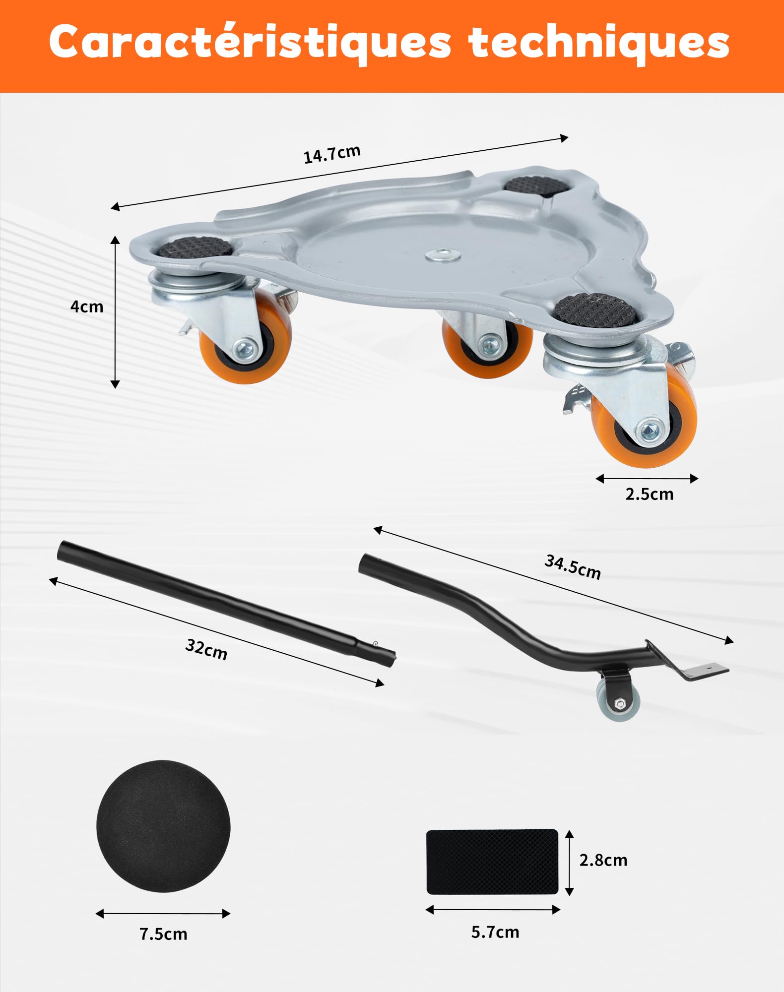 Sollevatore Mobili Pesanti Carico Fino a 400kg Set