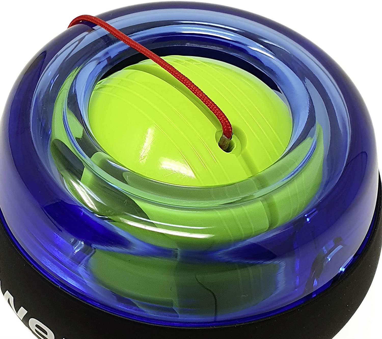 Powerball Max Green, gyroskopischer Handtrainer mit grünem Lichteffekt inkl. Drehzahlmesser, transparent-grün, das Original von Kernpower