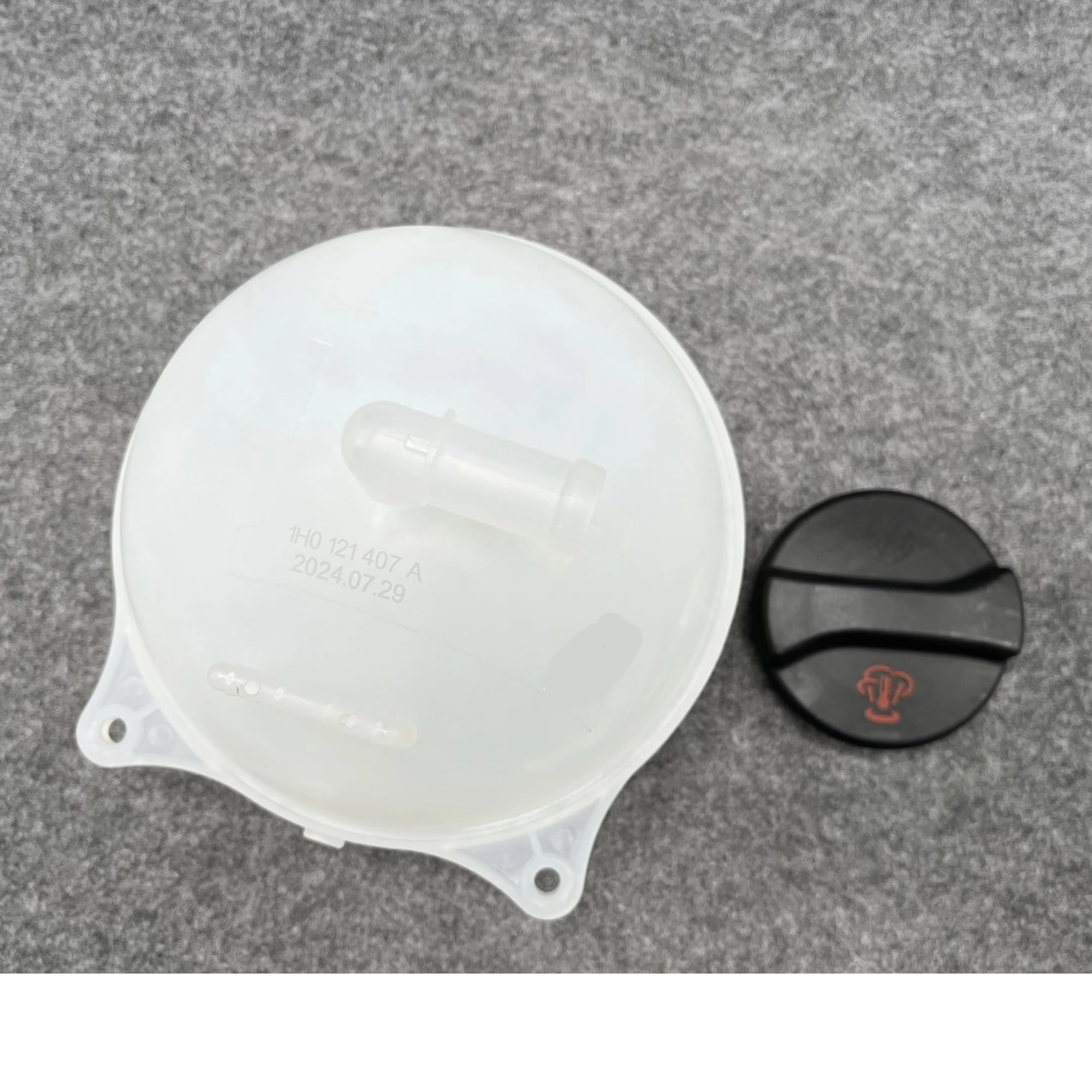 Pojemnik wyrównawczy Pasuje do VW GOLF MK2 MK3 CADDY JETTA PASSAT 1H0121407A 357121407A wyrównawczy płynu chłodzącego + korek