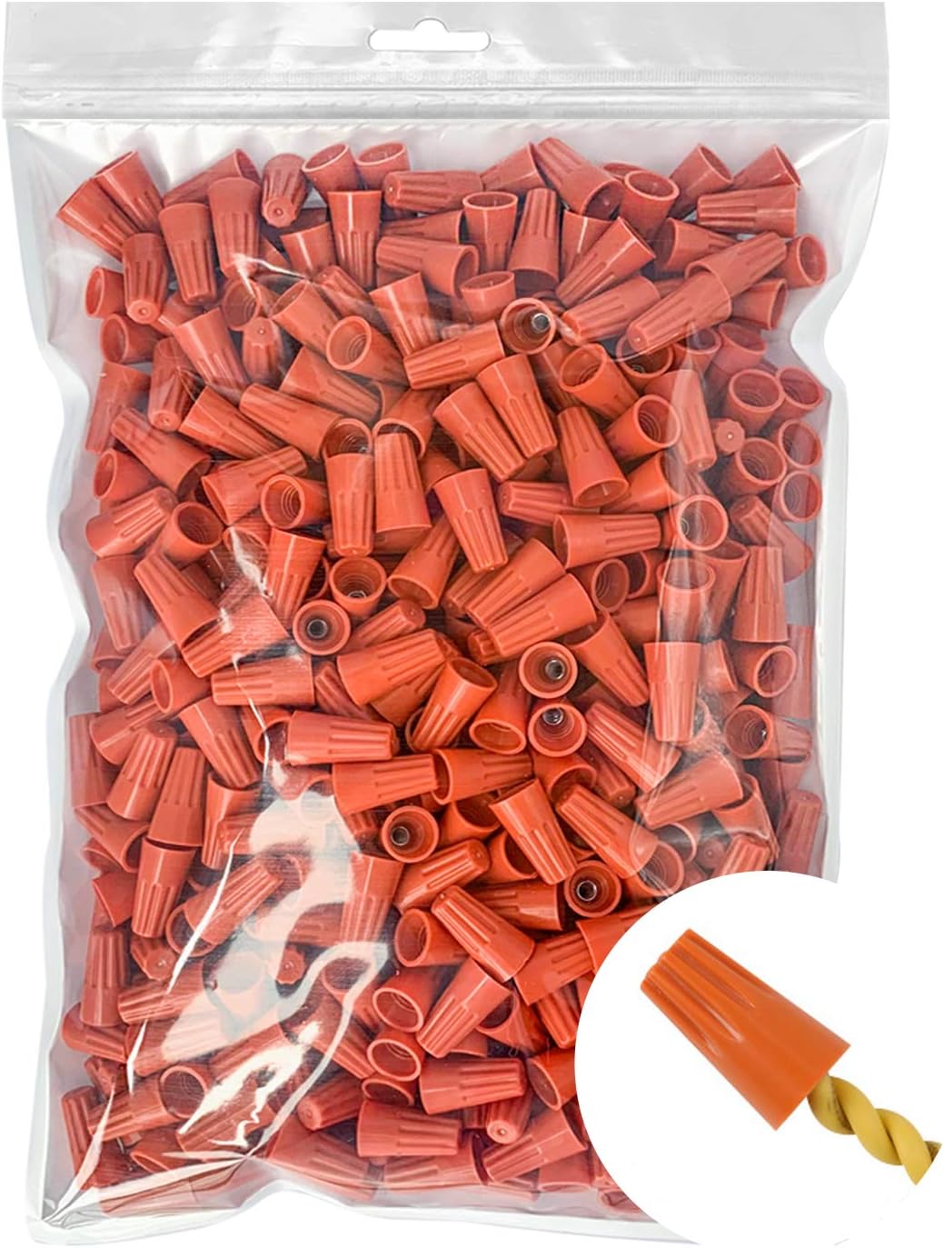 500PCS Orange Wire Connectors