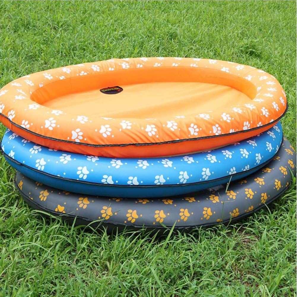 Generisch Bateau gonflable pour chien - Jouet de plage pour animal de compagnie - 140 x 96 cm