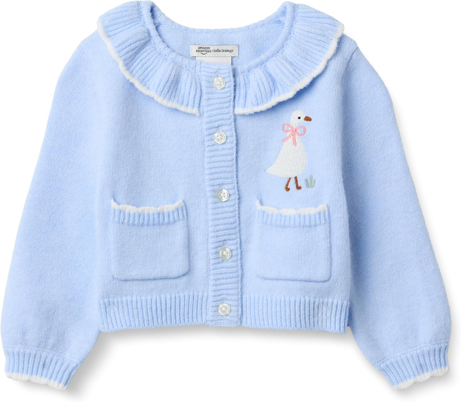 Amazon Essentials x Sofia Grainge Babies, Toddlers and Girls’ Cardigan Sweater Amazon Essentials x Sofia Grainge Babies, Toddlers and Girls’ Cardigan Sweater