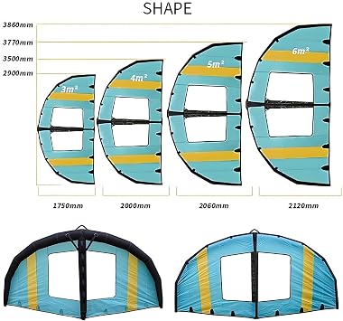 Inflatable Surfboard for Windsurfing, Wing Surfing, Kitesurfing, and Foil Kite – Lightweight, Durable, Versatile Water Sports Gear for Ultimate Surfing Experience