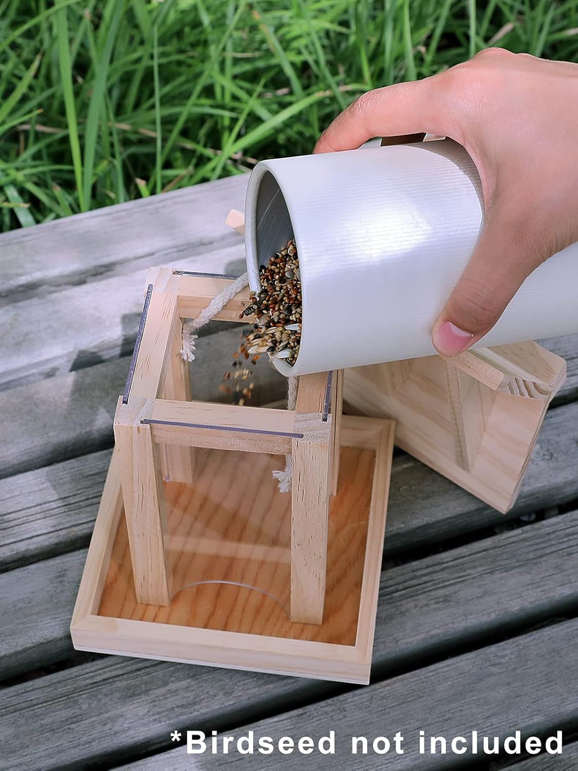 SISTERBIRD Bird Feeders for Outside Pine Wild Hanging Garden Yard Decoration : Patio, Lawn & Garden