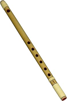 Amazon | 大岡紫山 篠笛 Cタイプ 獅子田 籐両巻(内部赤塗) 6穴 5本調子