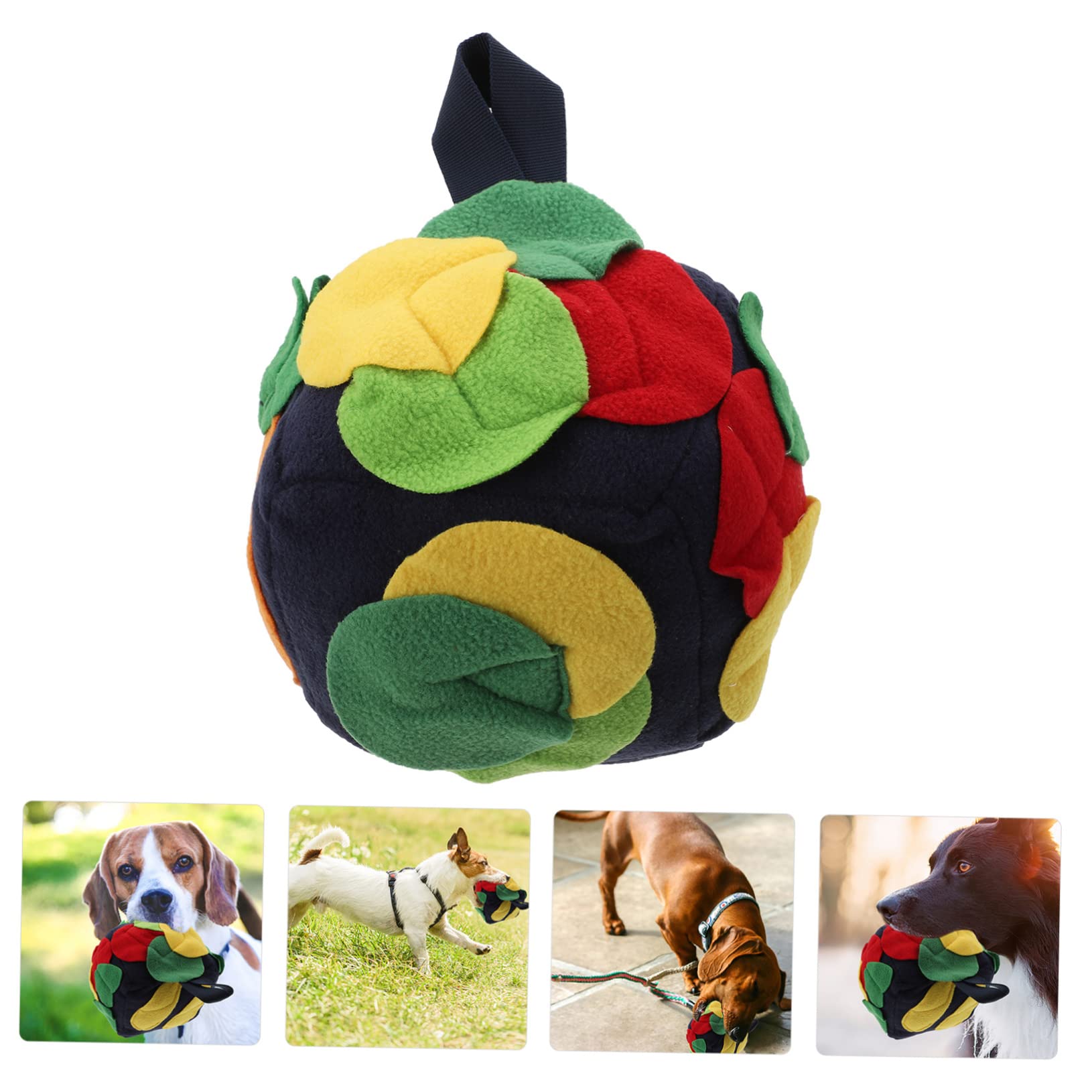 Kisangel 2piezas Pelota De Forrajeo para Perros Juguete Interactivo De Alimentación Lenta para Estimulación Mental y Evitar La Obesidad Retro