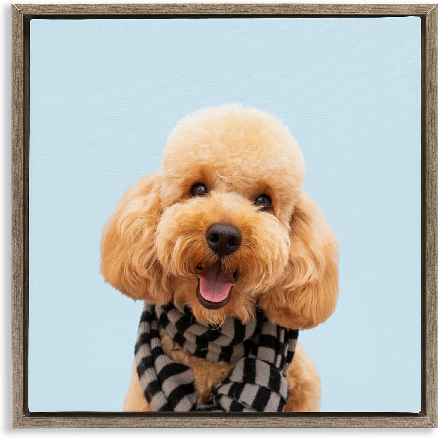 Stupell Industries Pet Personalized Custom Print Square Canvas Wall Art