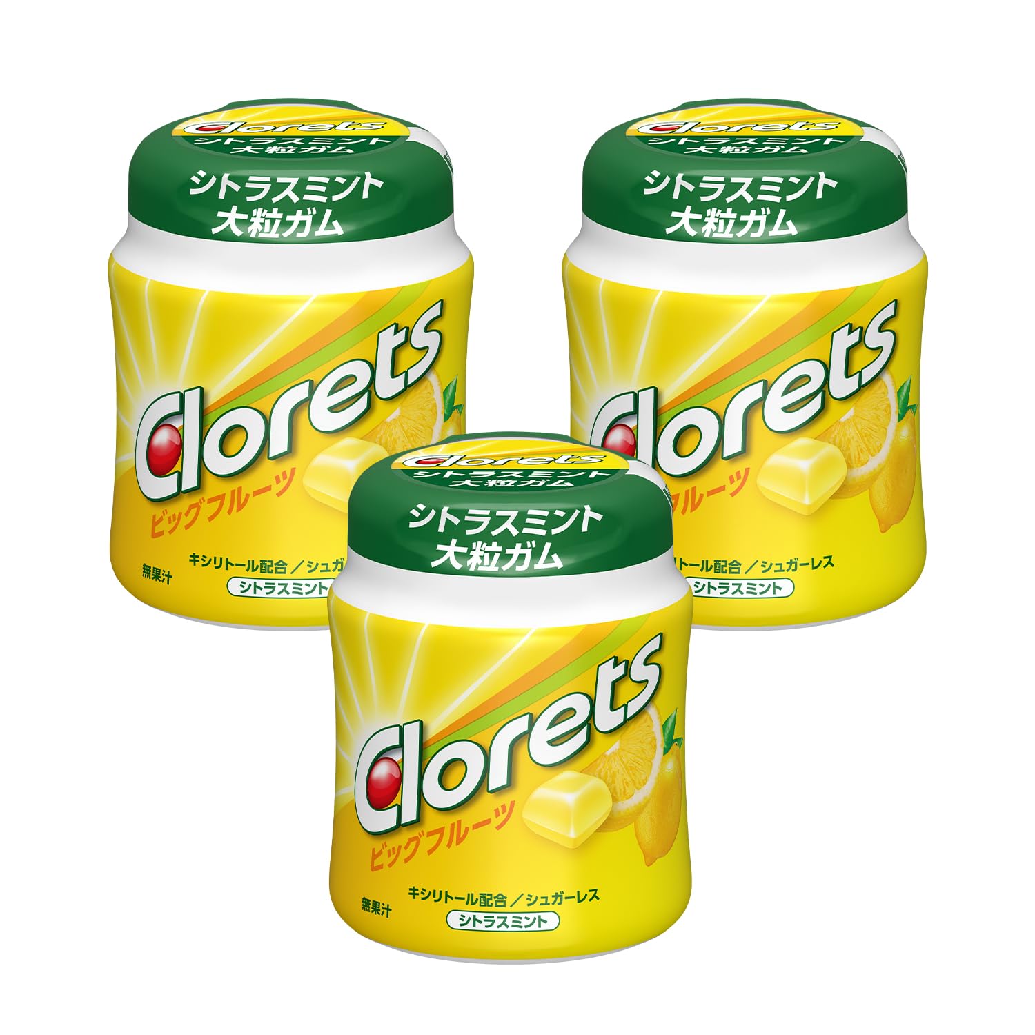 Amazon | クロレッツ ビッグフルーツ シトラスミント 3個セット