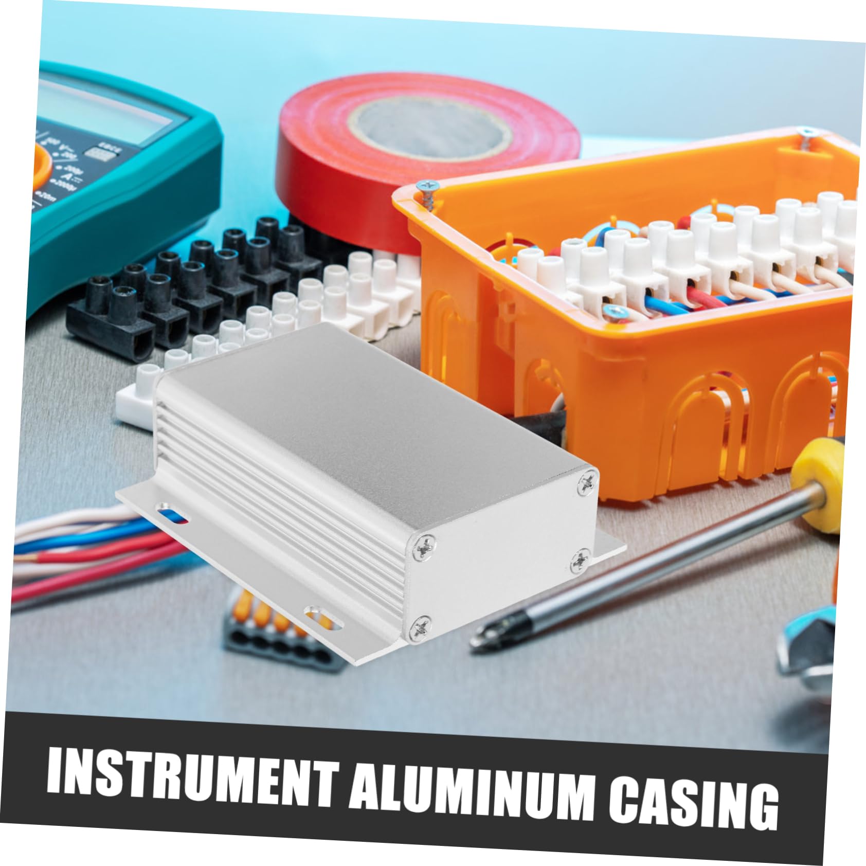 Gadpiparty 5pièces Boîte De Jonction Aluminium Étanche Enveloppe Électrique Robuste Pour Projets Électroniques Installation Facile Et Dissipation De Chaleur Optimale