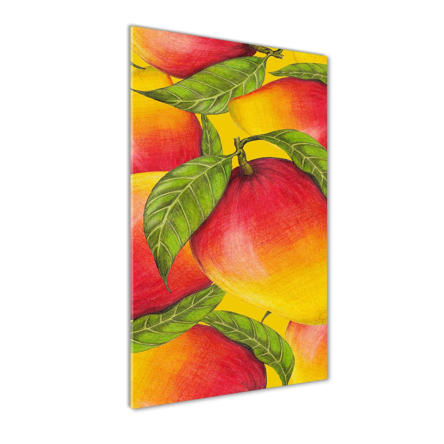 Impression sur Verre 60x120 cm Tulup - Tableau Décoratif Cuisine Nettoyage Facile Mangue