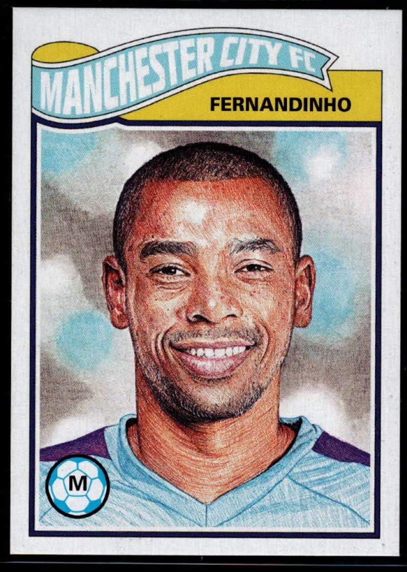 2019 Topps UCL Living Set UEFA Champions League #59 Fernandinho Manchester City Official Futbol Soccer Trading Card ONLINE EXCLUSIVE VERY LIMITED PRINT RUN
