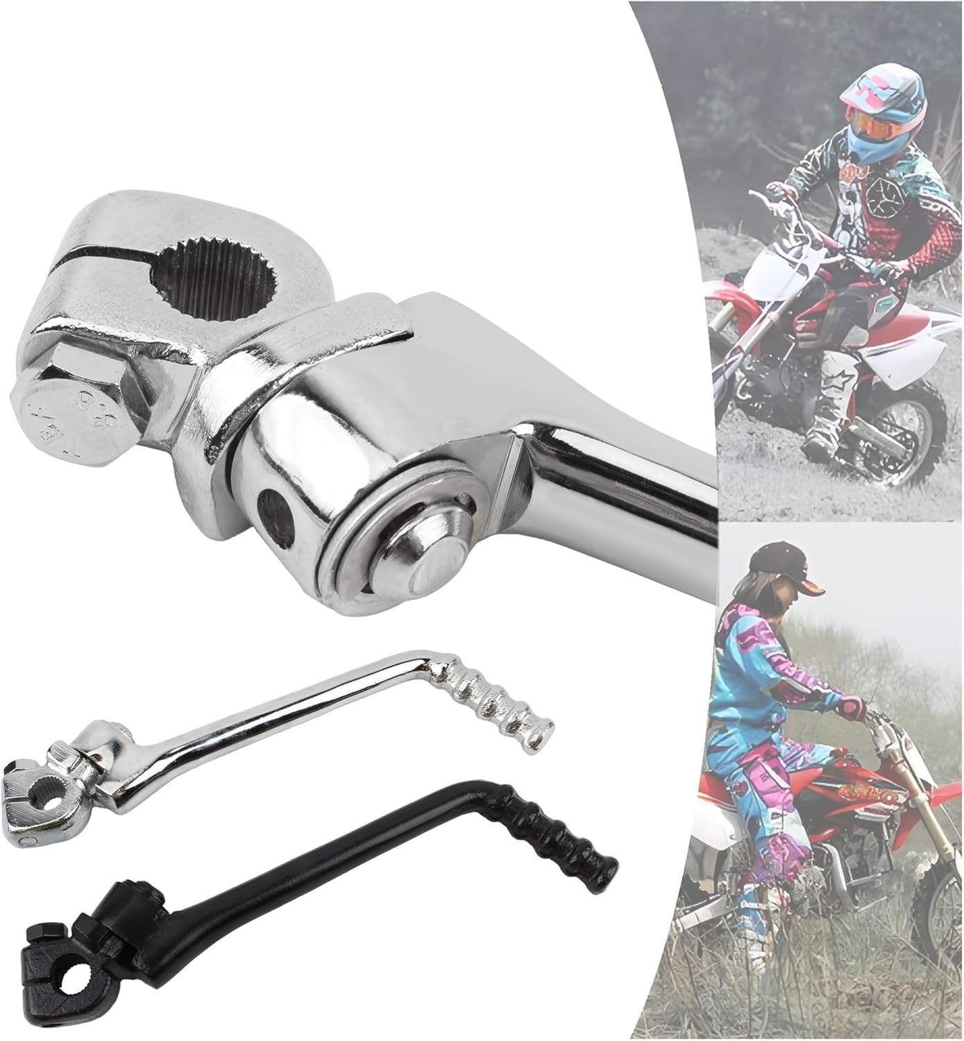 Motorbike Gear Shifter 13mm Motorcycle Kick Start Lever Pedal Motorcycle Pedal Kick Start Lever for Dirt Pit Bike 50cc 70cc 90cc 110cc -150cc