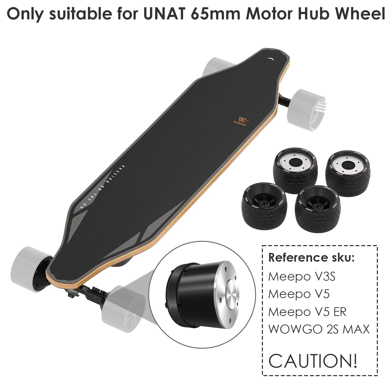 Amazon | WOWGO ハニカム iCloud 105mm ホイール 2S Max 電動スケート  