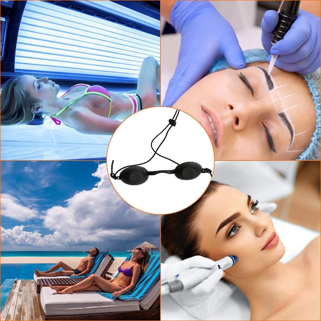 Occhiali Protezione Laser E UV - Per Estetica E Abbronzatura - Foto 7
