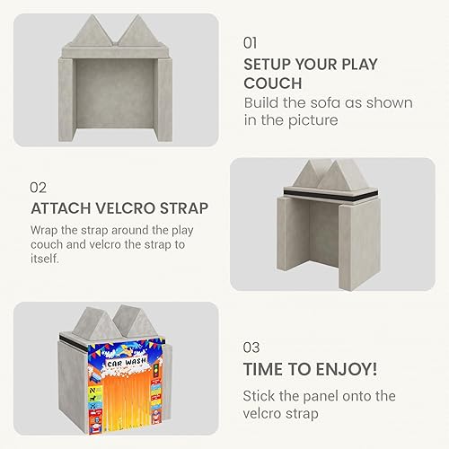 Miniatura 6 de Panel de juegos para niños, sofá de juegos para niños, sofá de espuma para niños pequeños (sofá de juego no incluido)