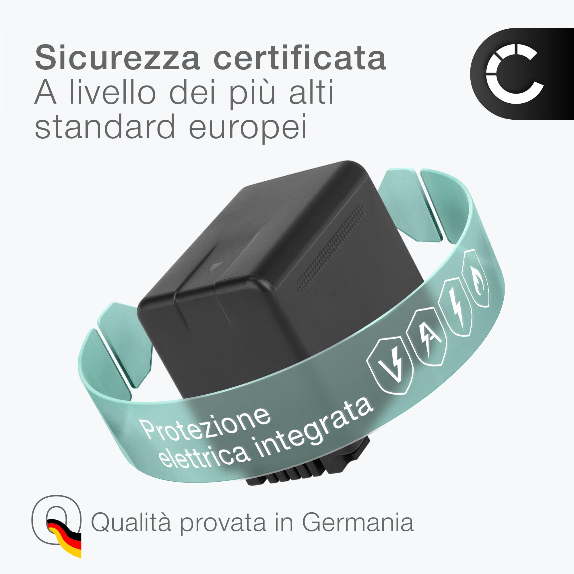 CELLONIC 1x Batteria per Fotocamera Compatibile con Panasonic HC-V180, HC-V777, HC-V380, VW-VBT190 – (4040mAh, 3.6V)