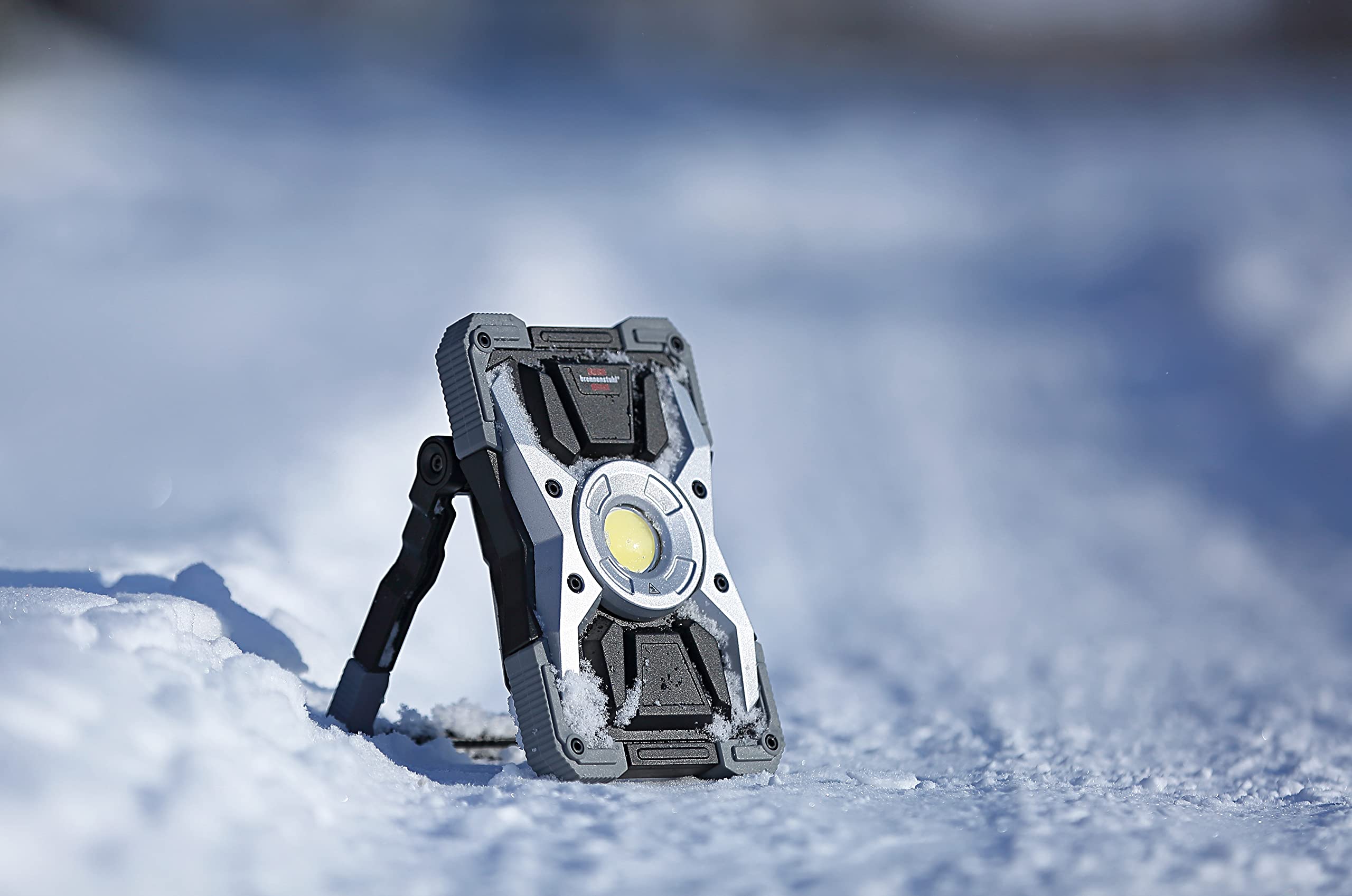 Brennenstuhl Projecteur LED Rufus Rechargeable, 3000 Lumen (IP65), Noir