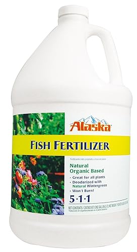 Alaska Fish Emulsion Fertilizer 5-1-1 Concentrate 1 Gallon (Packaging may vary) - 1 Gallon