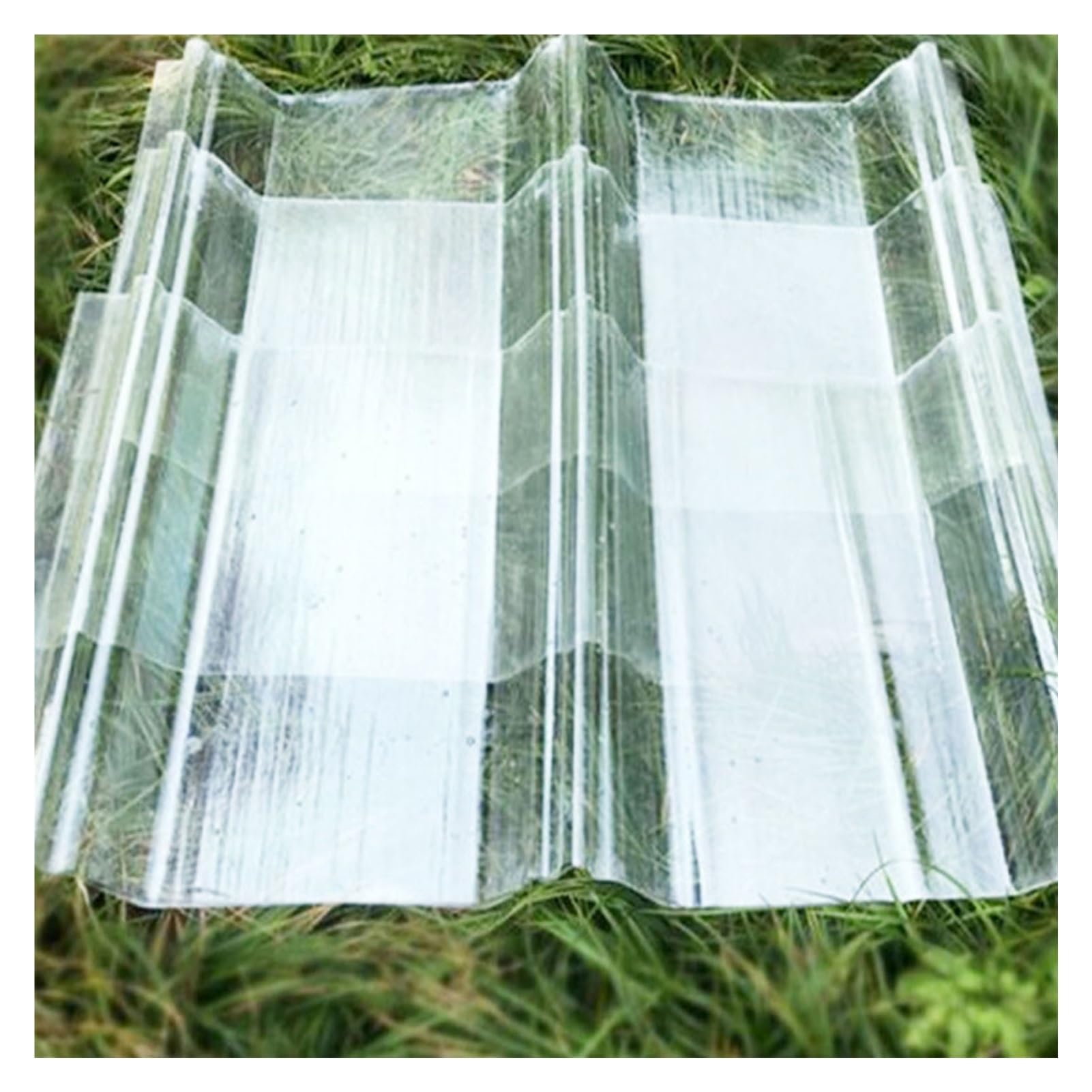 Panneaux Fibre Verre Ondulés 0.9x1.5m Toiture Translucide Polycarbonate