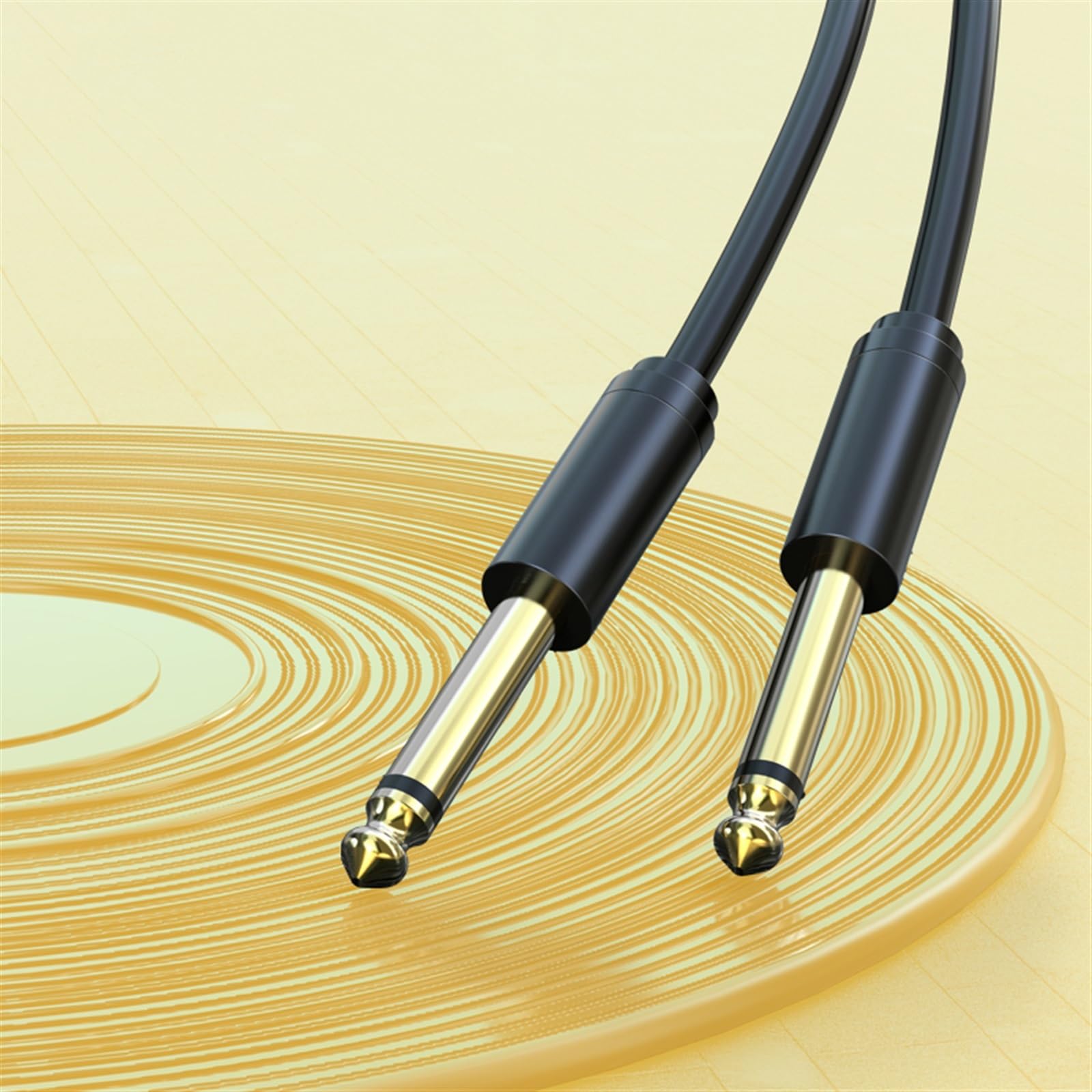 Cavo audio per chitarra Cavo audio for chitarra da 6,35 mm maschio a, nylon intrecciato placcato oro, lunghezze multiple(15m)
