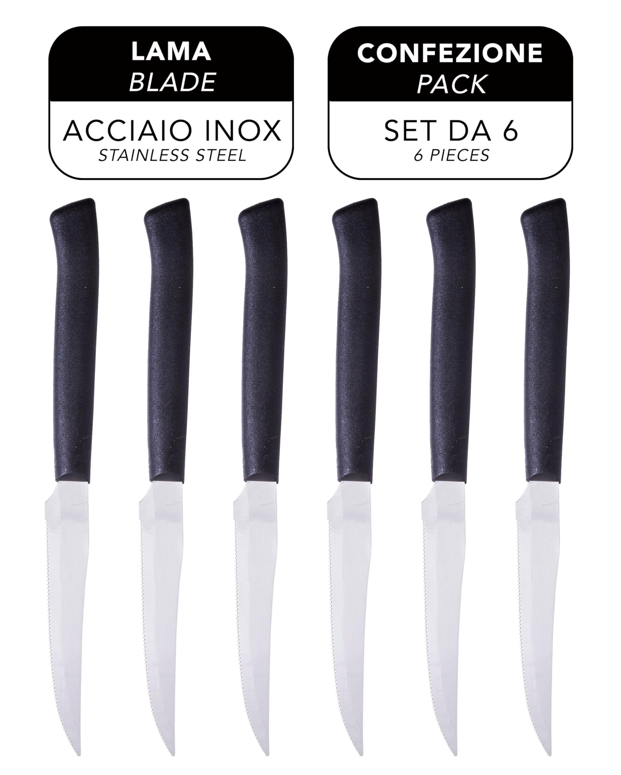 IPEA Meat Knife Set - 6 Sharp Knives -7