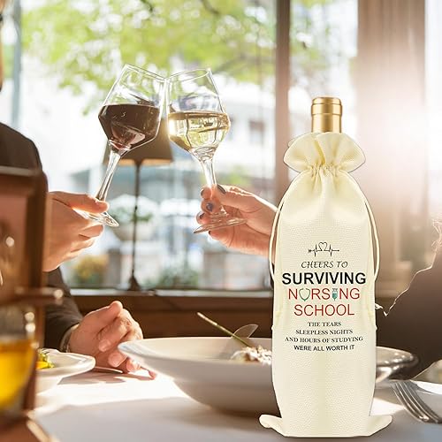 Miniatura 4 de Regalos de graduación de escuela de enfermería para mujeres que sobreviven a la escuela de enfermería, decoraciones de graduación, decoración de