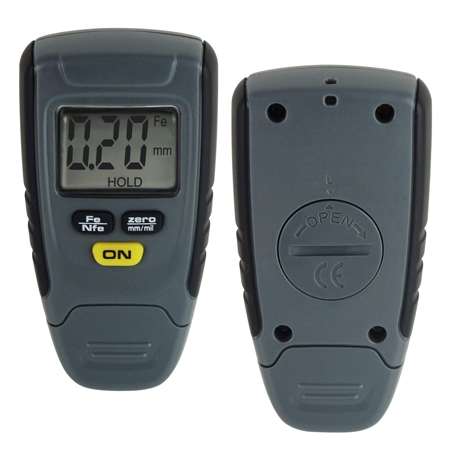 GX-Pro Paint Coating Thickness Tester Digital Gauge Meter Instrument 1.25mm Iron Aluminum Base Metal Car Automotive