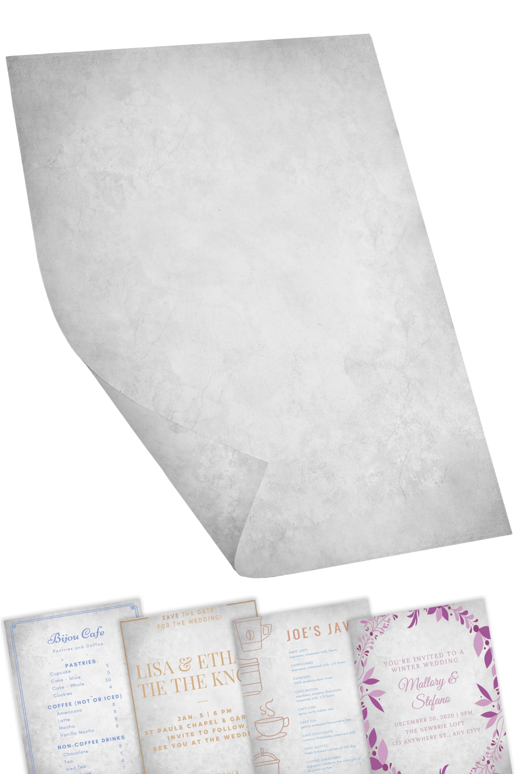 Astra Print Titus Vintage Parchment Effect Card A4, 200Gsm, 40 Sheets