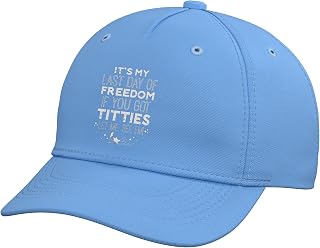 Bachelor Party Last Day of Freedom Funny Groom Wedding Men Adjustable Baseball Hat