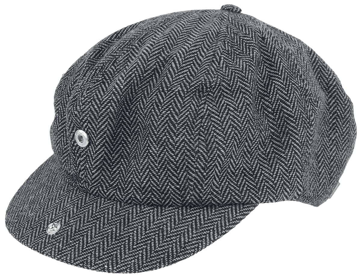 Brixton Brood Snap Cap in Grey/Black - SURF SHOP
