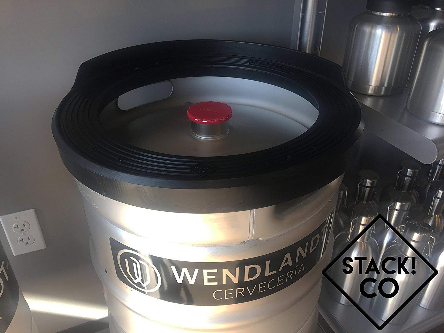 Buy HalfBarrel Keg Stacker Safely Stack HalfBarrel Kegs (Most