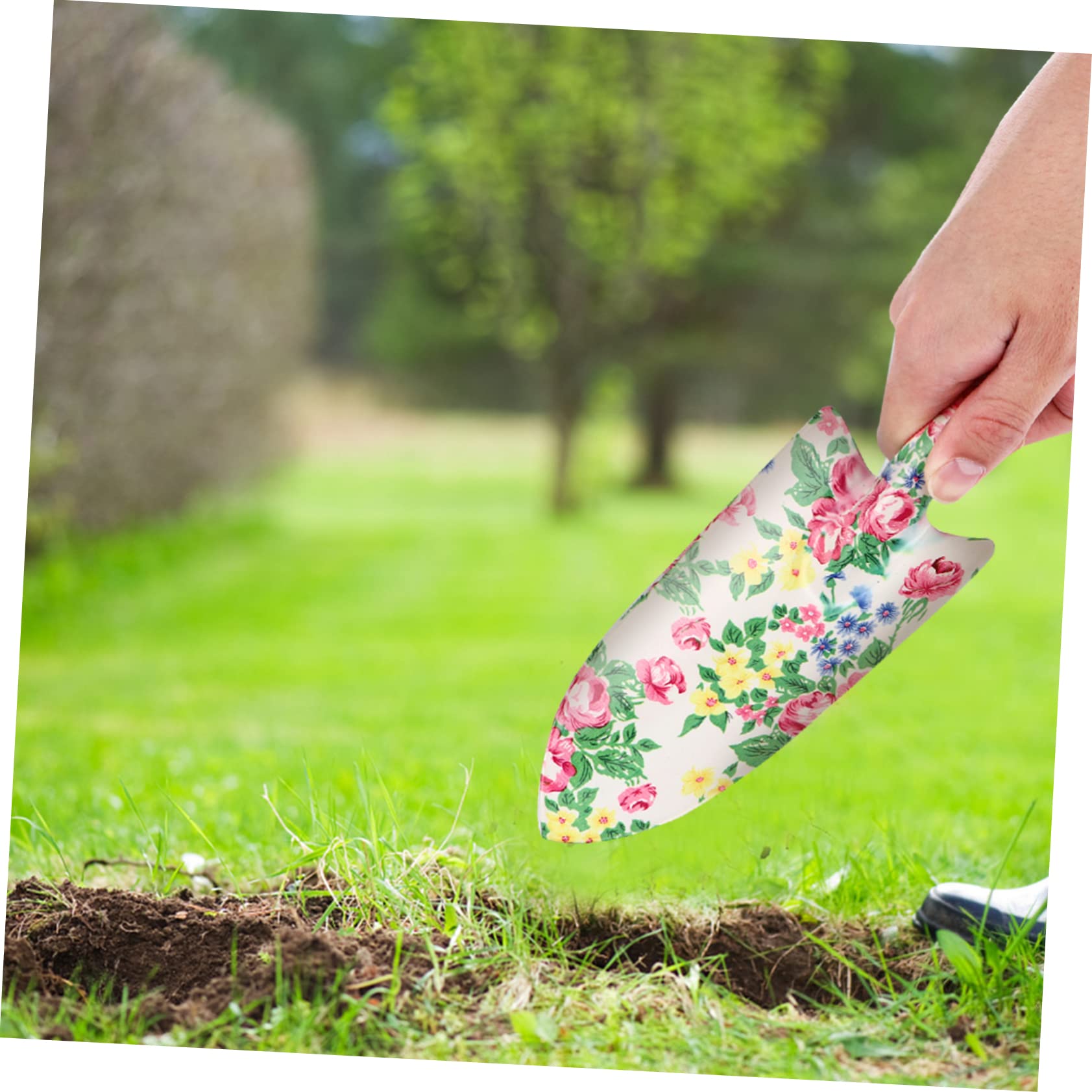 TOYANDONA 2 Pezzi Di Stampa Da Giardinaggio Pala Da Cazzuola Pale Da Bucato Vanga Pala Da Neve Pala Da Campeggio Strumento Per Diserbo Rastrelli Attrezzi Da Giardino Pala Da