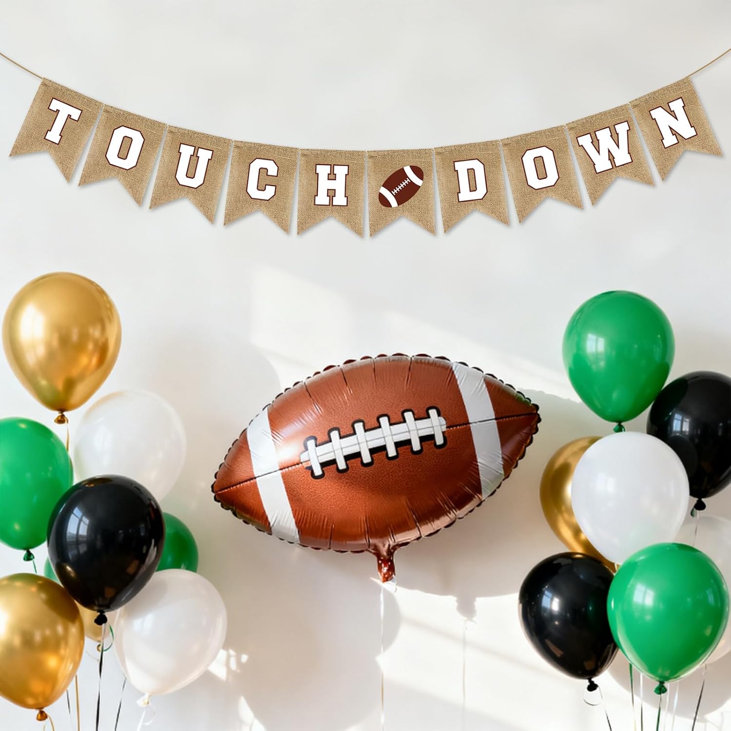 Football Party Banner Decorations, Football Themed Birthday Party Favors, Party Banner Decorations for Sports Birthday Tailgate Party Wall Supplies - Image 3