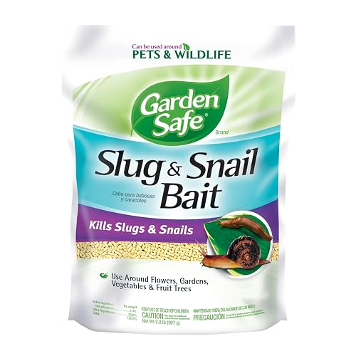 Garden Safe Brand Slug & Snail Bait Granules, 2 Pounds,