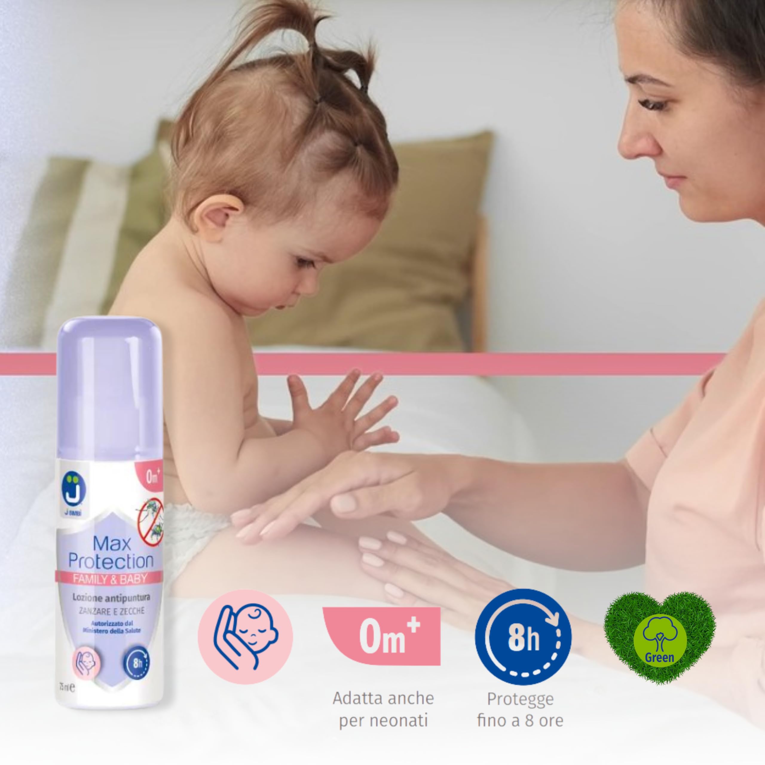 Jbimbi Latte Repellente Antizanzare Max Protection Baby & Mum – Protezione Delicata