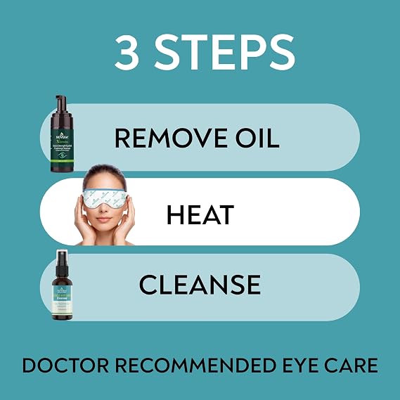 NOVEHA Extra Strength Tea Tree Eyelid & Face Foaming Cleanser Daily Cleansing Foam with Tea Tree Oil, Coconut Oil, Vitamin E & Pro-Vitamin B5 For Eyelids, Lashes & Face 3.38 fl oz (100ml)