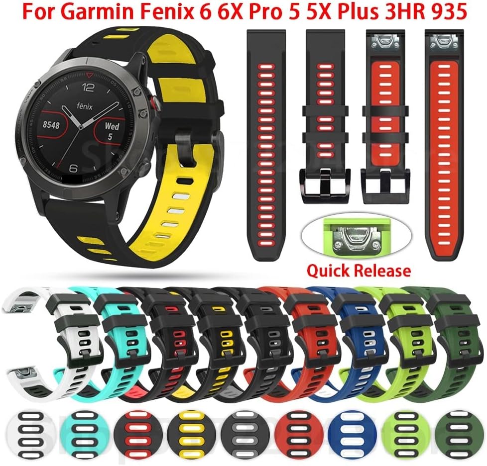 26mm 22mm Band for 6X/ 6X Pro/5X/3 Soft Silicone Strap 6/6 Pro/5/5 Plus Smart watch Bracelet