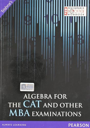 Algebra for the CAT and Other MBA Examinations