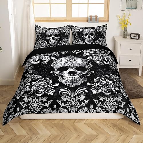 Miniatura 162 de Castle Fairy Juego de funda de edredón de cola de pez de sirena, tamaño Queen, juego de ropa de cama de escamas de sirena de acuarela arcoíris, 3