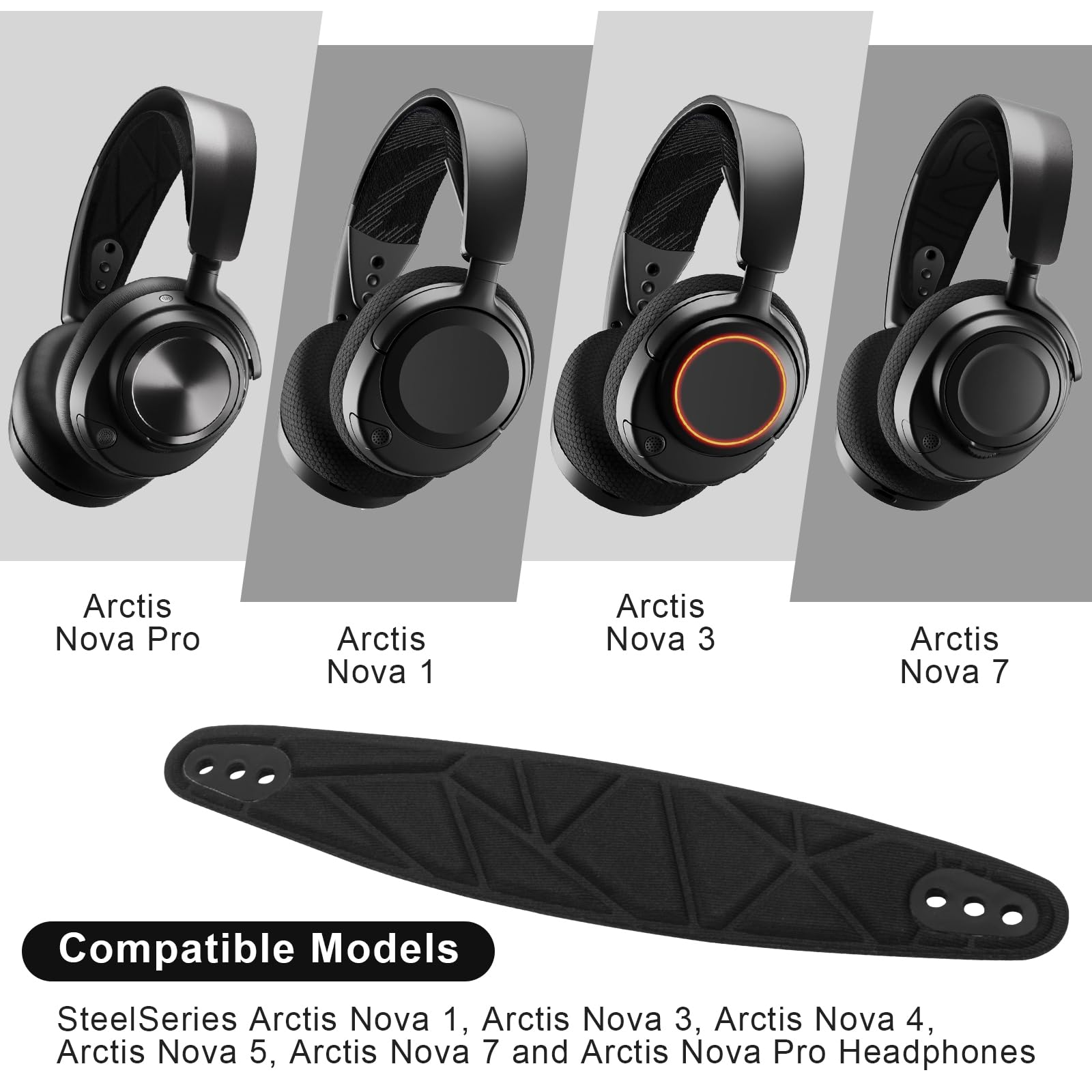 Amazon.com: Arctis Nova7 Headband Replacement Head Band Pad