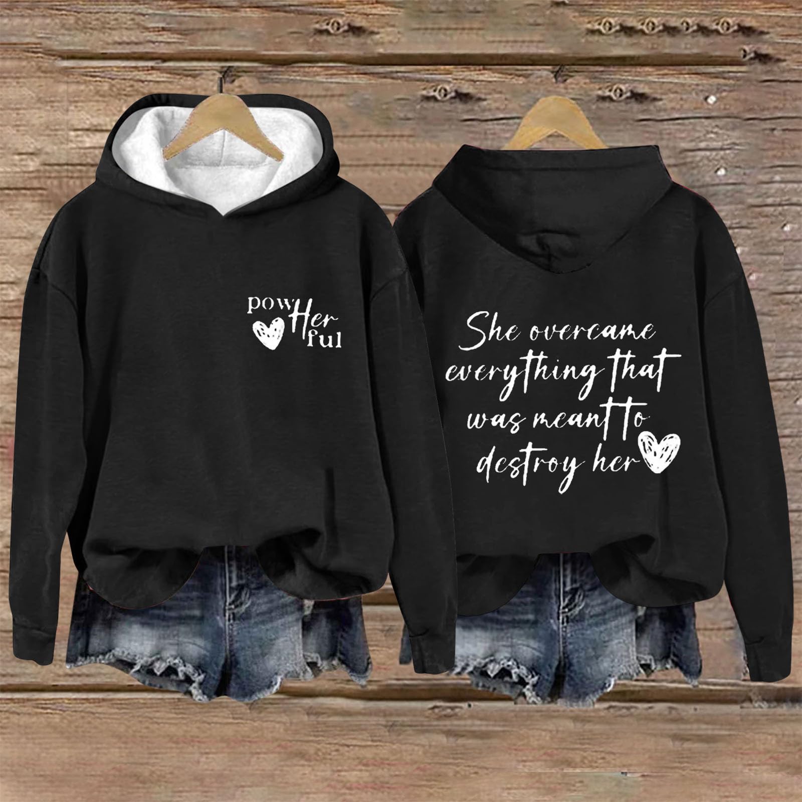 Sweat à Capuche Femme Casual Hoodie Legere Sweat-Shirt Col en V Outerwear Rétro Streetwear Classique aux Couleurs Assorties Veste à Manches Longues Haut Couleur Unie Quotidien Automne Vêtements