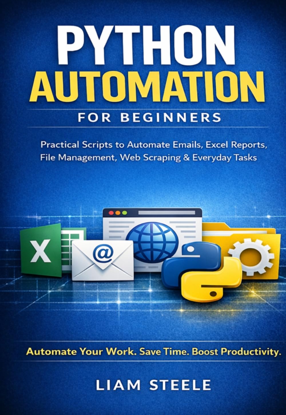 Python Automation for Beginners: Practical Scripts to Automate Emails, Excel Reports, File Management, Web Scraping, and Everyday Tasks